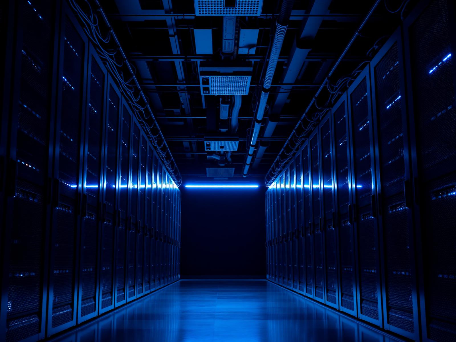 Modern data center powering SAFI Hosting